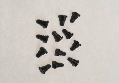 Atlas 22003 - N Scale ruck Kingpins -- Plastic pkg(12)