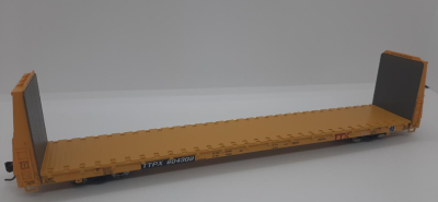 Atlas Trainman 20006451 - HO 68Ft Bulkhead Flatcar - TTX (Forward Thinking) #804309