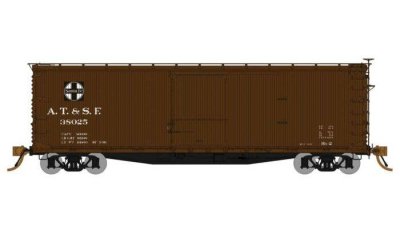 Rapido 130100-4 - HO USRA 40' Double-Sheathed Wood Boxcar - Ready to Run -- Atchison, Topeka & Sa...