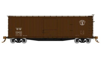 Rapido 130101-4 - HO USRA 40' Double-Sheathed Wood Boxcar - Ready to Run -- Boston & Maine (Boxca...