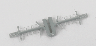 Detail Associates 2316 - HO Scale Windshield Wipers -- EMD Standard Cab pkg(4)