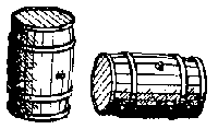 Durango Press 23 - HO Small Wooden Barrels