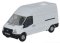 Oxford Diecast NFT006 - N Scale Ford Transit Van w/Long Wheelbase & High Roof (White)