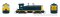 Rapido 27563 - HO EMD SW9 - DCC & Sound - Santa Fe (ATSF Bookend Scheme) #2428