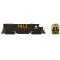 Rapido 35058 - HO GE U25B - DC - Pittsburg & Lake Erie #2818 - Era: 1970s+ - (Yellow Band Scheme)...