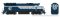 Rapido 40521 - HO EMD GP40 - DCC & Sound - RF&P (Blue and Grey) #125