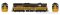 Rapido 50608 - HO EMD SD7 - DCC & Sound - Rio Grande (Bumble Bee) #5304