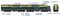 Rapido 53005 - HO EMD FT A+B Set - DC/Silent - AT&SF (Freight Scheme) #100L + 100A