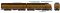 Rapido 53523 - HO EMD FT A+B Set - DC/DCC/Sound - Great Northern (GN As Delivered) #418-D + 418-C