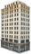 Walthers Cornerstone 3764 - HO Ashmore Hotel - Kit
