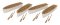 Walthers SceneMaster 4163 - HO Row Boat (4pk)