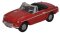Oxford Diecast NMGB001 - N Scale MG MGB (Tartan Red)