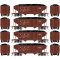 Athearn Roundhouse 1026 - HO 34Ft Ribbed Hopper - NYC (4 pkg) #1
