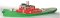 Sylvan Scale Models 1026 - HO Scale - Great Lakes Diesel Tugboard Kit - Unpainted and Resin Cast