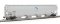 WalthersProto 105839 HO Scale - RTR 67Ft Trinity 6351 4-Bay Covered Hopper - Archer-Daniels-Midla...