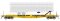 Rapido 138019-4 - HO F30D 50Ft TOFC Flat Car w/ Trailer - TTX (Early Yellow) #475230