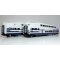 Rapido 146010 - HO BiLevel Commuter Car - Metrolink: Set #2 (Cab: 628 Coaches: 189, 207)