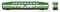 Rapido 146043 - HO Single BiLevel Commuter Car - GO Transit/ Metrolinx - Unnumbered Coach