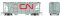 Rapido 149010-3 - HO Enterprise 2-Bay Covered Hopper - Canadian National (MOW Grey) #53351