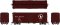 Rapido 155005-6 - HO 40Ft Boxcar w/ Late Improved Dreadnaught Ends - Great Northern (Mineral Red)...