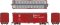 Rapido 155008 - HO 40Ft Boxcar w/ Late Improved Dreadnaught Ends - Great Northern (Chinese Red) -...