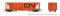 Rapido 158001 - HO NSC Ballast Hopper - Canadian National (Maintenance Scheme) (6pkg)