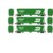 Athearn Genesis G15821 - HO ACF 4600 3-Bay Centerflow Hopper - Burlington Northern (3 pkg) #1