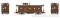 Rapido 162002 - HO SP C-40-3 Steel Cupola Caboose - Southern Pacific (Delivery Scheme) #1160