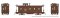 Rapido 162004 - HO SP C-40-3 Steel Cupola Caboose - Texas and New Orleans (T&NO Delivery Scheme) ...