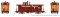 Rapido 162017 - HO SP C-40-3 Steel Cupola Caboose - Southern Pacific (Gothic Large - Without Roof...