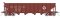 Rapido 178003-5 - HO H21A 4-Bay Hopper - AB Brakes - Pennsylvania (PRR Red, Circle Keystone) #744...