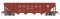 Rapido 178008-6 - HO H21E 4-Bay Hopper - Pennsylvania (PRR Red, Shadow Keystone) #677023