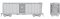 Rapido 181099 - HO 1937 AAR 40Ft Boxcar - Round Corner Ends - Undecorated Car
