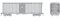 Rapido 183099 - HO 1937 AAR 40Ft Boxcar - CP5/5 Ends - Undecorated Car