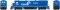 Rapido 18563 - HO B36-7 - DCC & Sound - Conrail (White Sill Stripe) #5055