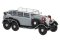 Brekina 21080 - HO Scale 1930s Mercedes-Benz G4 Convertible - Assembled -- Gray, Black