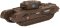 Oxford Diecast NCHT002 - N Scale 1942 Churchill Mk.III Tank - Assembled -- 1st Canadian Tank Brig...