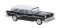 Brekina 18177 - HO 1957 Buick Century Caballero - Assembled -- Black, White