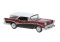 Brekina 18178 - HO 1957 Buick Century Caballero - Assembled -- Maroon, Black, White