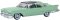 Oxford Diecast 87IC59002 - HO 1959 Imperial Crown 2-Door Hardtop - Highland Green, Ballad Green I...