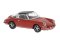 Brekina 16270 - HO 1963 Porsche 911E Targa Coupe - Assembled -- Red, Black