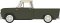 Oxford Diecast 87CP65008 - HO Scale 1965 Chevrolet Stepside Pickup - Assembled -- Dark Green, Ivo...