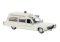 Brekina 19778 - 1966 Cadillac Meteor Ambulance - Assembled -- Palo Alto Ambulance (cream)