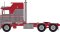 Trainworx 41061 - N Scale 1970s Kenworth K100 Salem Tractor w/Aerodyne Sleeper Cab - Assembled --...