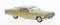 Brekina 18126 - HO 1972 Cadillac Coupe de Ville - Assembled -- Gold, Ivory