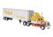 Brekina 85719 - HO 1973 Peterbilt 359 Sleeper Cab Tractor w/Reefer Trailer - Assembled -- Monfort...