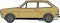 Oxford Diecast NFF002 - N 1976 Ford Fiesta Mk I - Assembled -- Nevada Beige