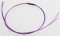 TCS 1522 - 2-Pin Micro Connector -- With 6" 15.2cm Purple Wires .098 x .06 x .12"