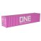 Atlas 20006545 - HO 40Ft Standard Height Container - Ocean Network Express ONE (TLLU) Set #1