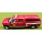 Atlas 35000010 - HO Scale Ford F-350 Crew Cab Pickup Truck (Red Fire W/Z- Stripe & Cap)